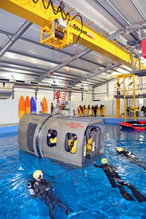 0-heli1.jpg The four tonne safe working load crane was installed by Britain’s largest industrial crane maker, Street Crane Company